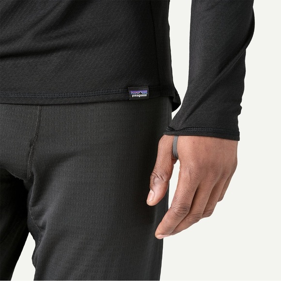 PATAGONIA Men's Capilene® Midweight Zip-Neck Pullover small yellow - Picture 4 of 4